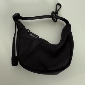 Baggu Crescent Bag Charm Keychain • Black